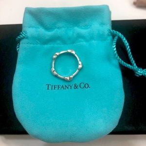 Tifffany & Co. signature X sterling silver ring